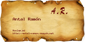 Antal Ramón névjegykártya